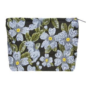 Makeup Bag Large Cotton Zipper Pouch For Purse Travel Canvas Make Up Organizer💘